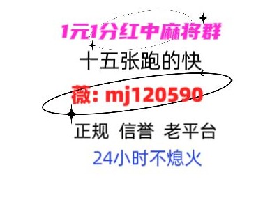 盘点一下广东一元一分微信红中麻将群2024已更新