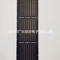0.2mm双面PCB板,BGA树脂塞孔,0.05线宽线距,超薄PCB板工厂