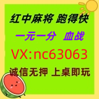 哪里找正规一元一分红中麻将跑得快正在进行中